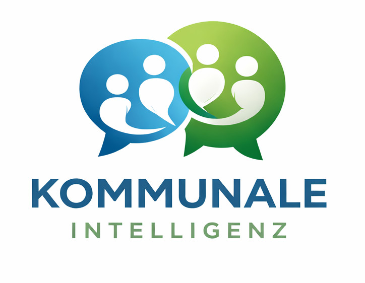 Logo: Arbeitsgruppe 'Kommunale Intelligenz' mit  Demokratie-Labor